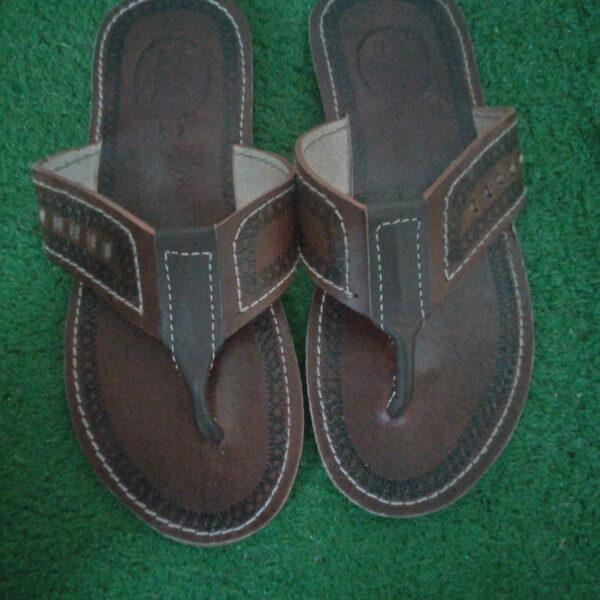 Men's Leather Slippers 
